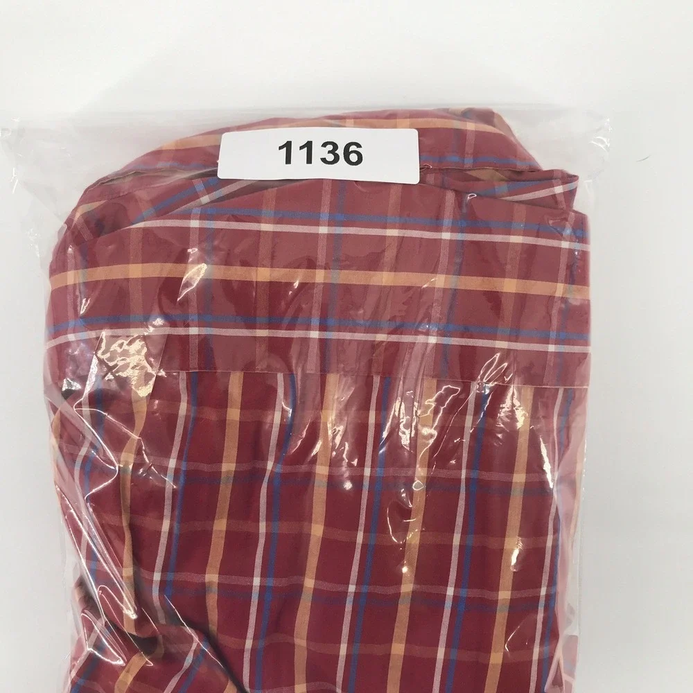 VTG LL Bean Shirt‎ Mens XL Multicolor Plaid Long Sleeve Button Up Casual